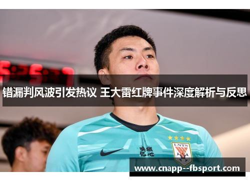 错漏判风波引发热议 王大雷红牌事件深度解析与反思